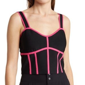NWT BCBG MAX AZRIA Crop Bustier Top